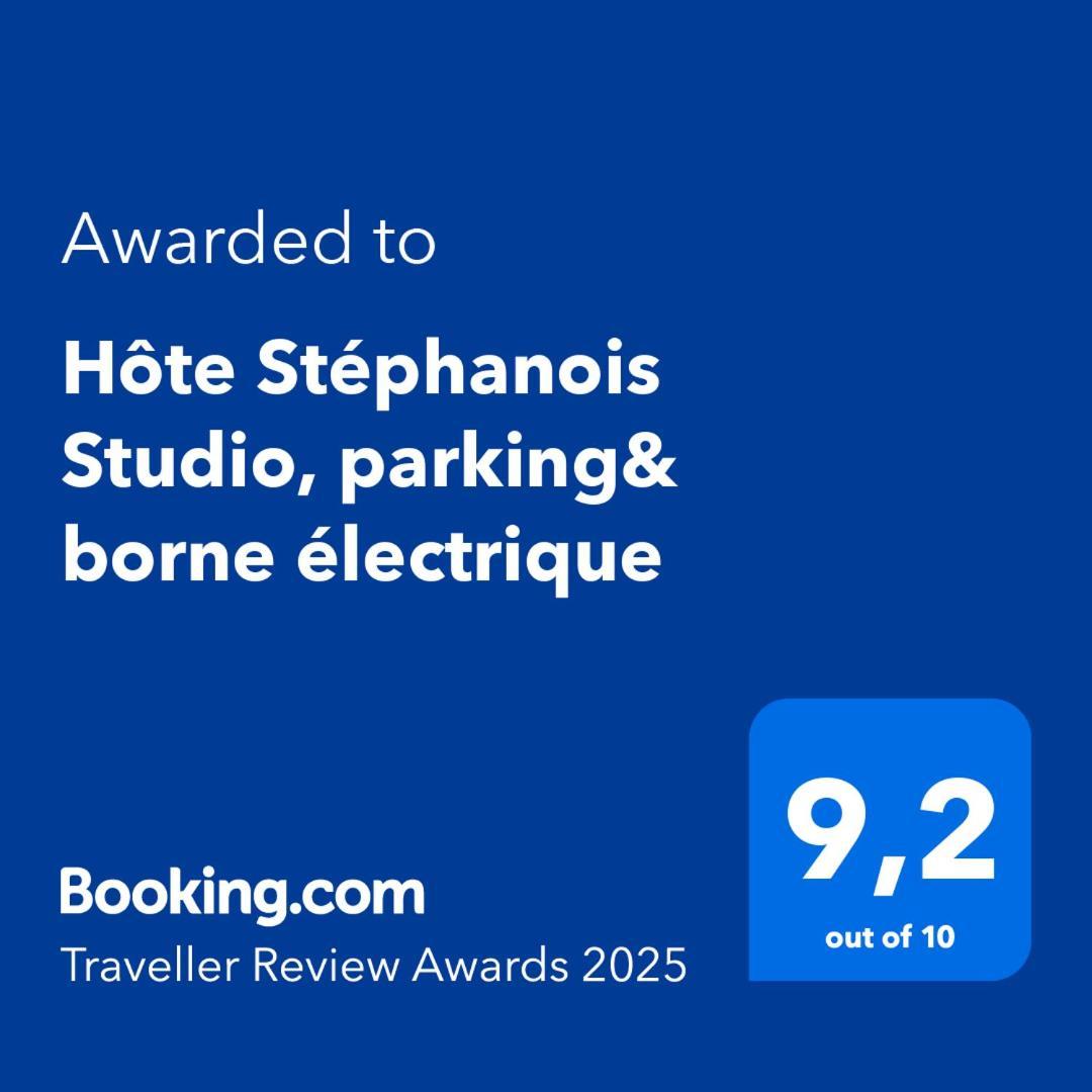 Hote Stephanois Studio, Parking& Borne Electrique Сент Етиен Екстериор снимка